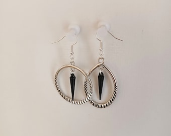 Boucles d'oreilles asymétriques