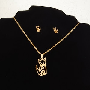 Jewelry set, necklace + earrings