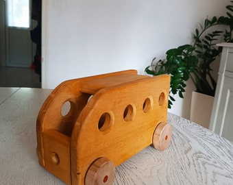 Wooden bus, children's toy