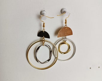 Asymmetrical earrings