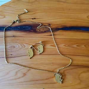 Jewelry set, necklace + earrings