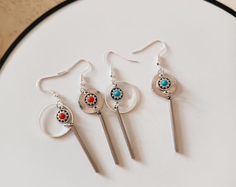 Boucles d'oreilles asymétriques