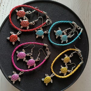 Bracelet and earring set