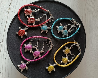 Bracelet and earring set