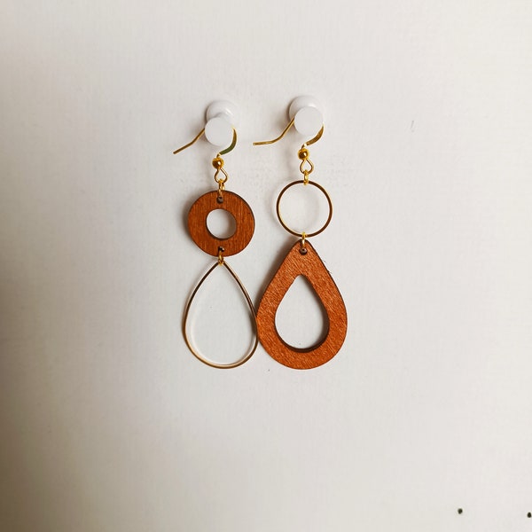 Asymmetrical earrings