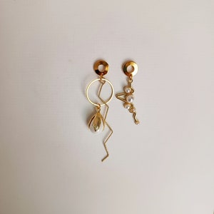 Asymmetrical earrings