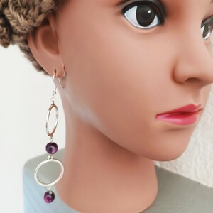 Boucles d'oreilles asymétriques image 7