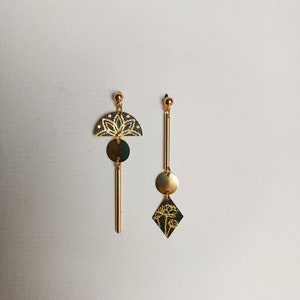 Asymmetrical earrings