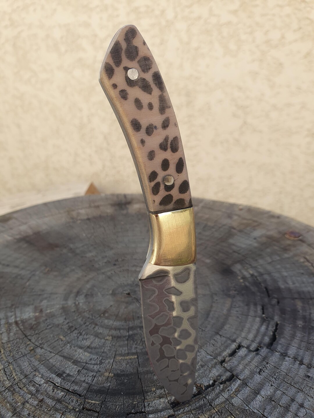 Leaopard Ribsaw Leopard Print Knife - Etsy