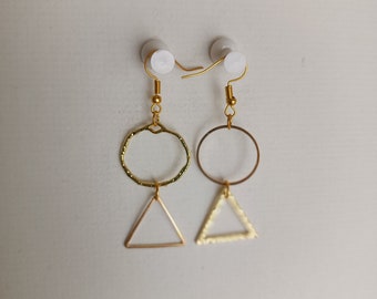 Asymmetrical earrings