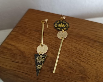 Asymmetrical earrings