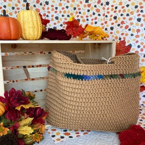 Handmade Tote Bag / Fall Colors