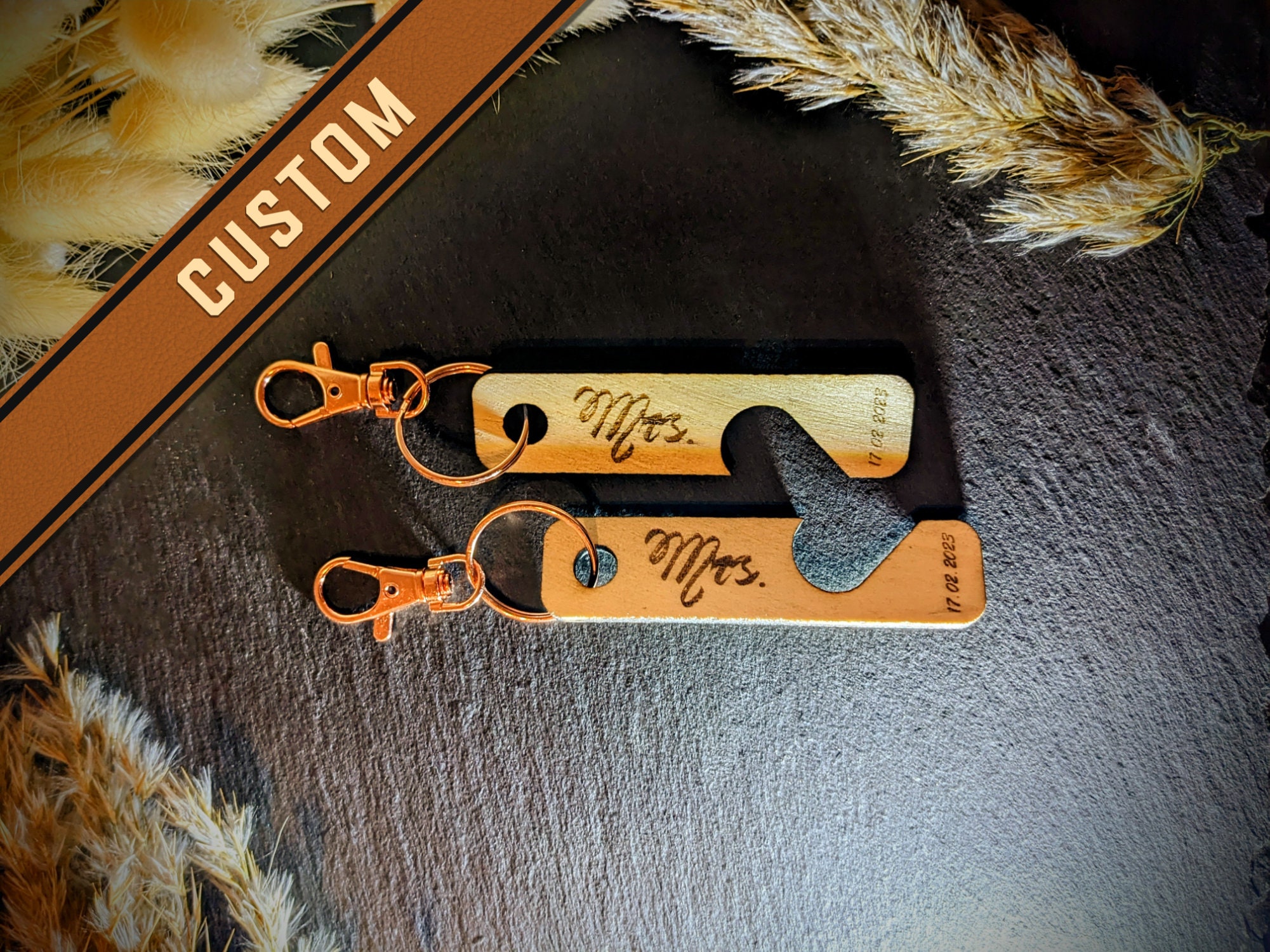 Cartoon Couple Keychain Bead Cross Stitch Kit, Cute Bag Decoration