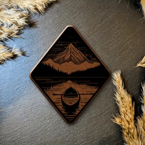 Kayak - genuine leather patch