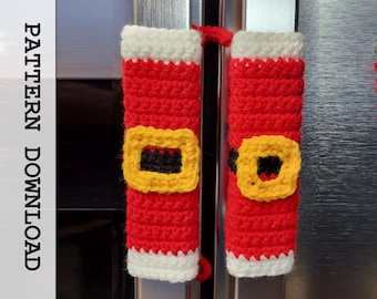 PATTERN: Santa Claus Holiday Christmas Handle Cover