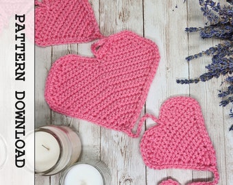 PATTERN: Heart Garland | Valentine's Day Decor Crochet