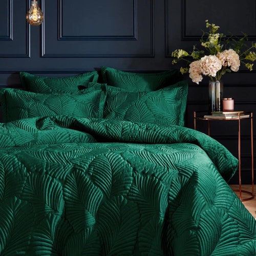 Palmeria Gold Double Duvet Cover Set Etsy