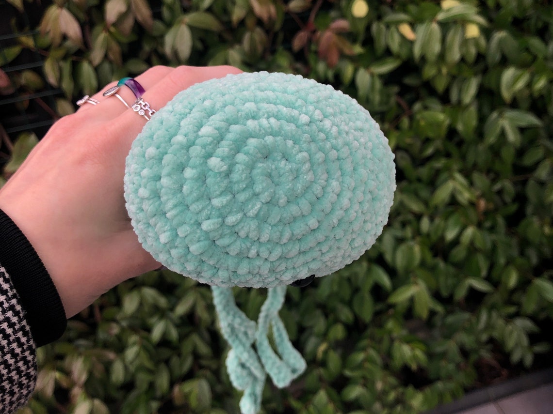 Bacterium Plushie Helicobacter Pylori Amigurumi Bacterium Crocheted ...