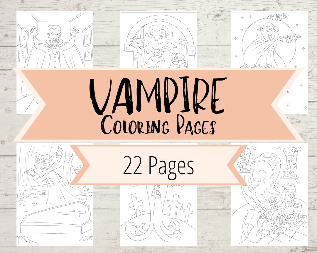 Vampire Coloring Pages for Halloween Halloween Coloring Activity Coloring Pages for Kids