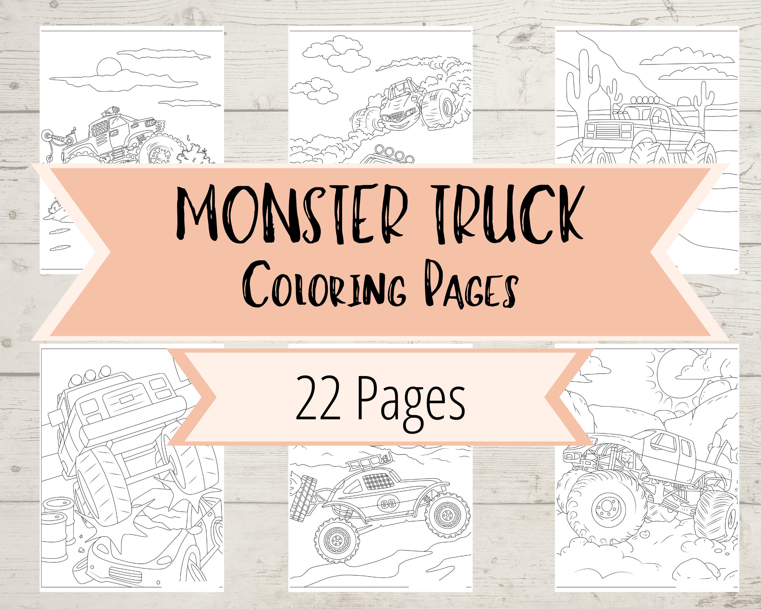 Monster Jam Truck On Fire Coloring Pages : Color Luna  Monster truck  coloring pages, Cars coloring pages, Halloween coloring pages