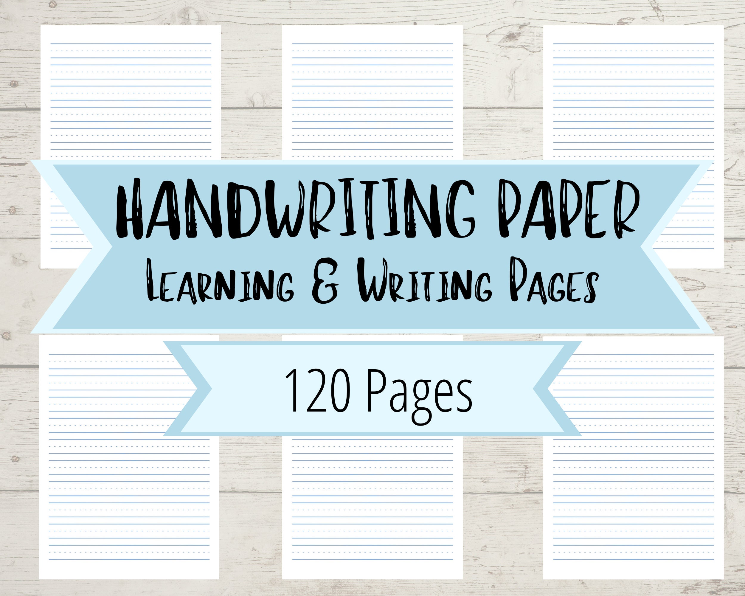 CURSIVE HANDWRITING PRACTICE NOTEBOOK: Cursive Handwriting Practice For  Adults, 120 pages, 8.5 x 11, Light Gray Background Cover