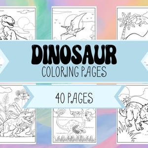 Dinosaur Coloring Pages - 40 Dinosaur Pictures to Download & Print for Children&#39;s Coloring Books- Dinos for Boys, Girls, and Adults Coloring