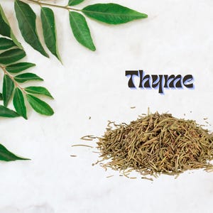 28 Gram Dried Thyme 100% Organic | Dried Herbs | Herbal Tea | All Natural | All Organic, No Additives