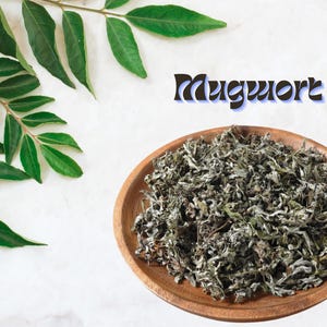 28 g de artemisa seca 100 % orgánica / Artemisia vulgaris / Hierbas secas / Té de hierbas / Totalmente natural / Totalmente orgánico, sin aditivos
