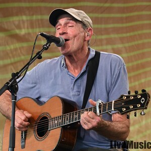 Limited Edition Glossy Print of James Taylor performing live at the Newport Folk Festival