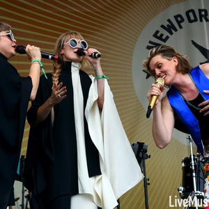 Brandi Carlile and Lucius Performing Live at the Newport Folk Festival. Limited Edition Concert Photo Print