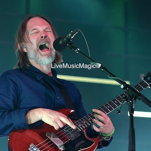 Radiohead&#39;s Thom Yorke performing live with The Smile. Concert Print