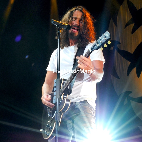 Chris Cornell of Soundgarden. Limited Edition Concert Print