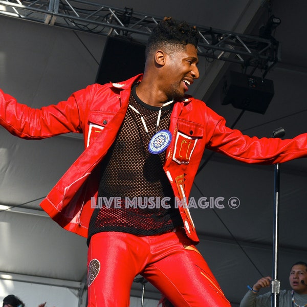 Jon Batiste Performing Live. Limited Edition Glossy Print