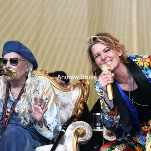 The Joni Jam: Brandi Carlile and Joni Mitchell live at Newport Folk Festival - Concert Print