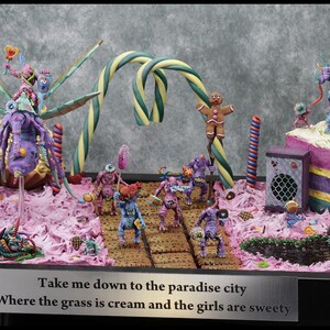 Sweet Nurgle, nurgle, nurgle leger, diorama, Warhammer, Warhammer40k, Warhammer Age of Sigmar, verzamelaar, geschilderde miniaturen, miniaturen
