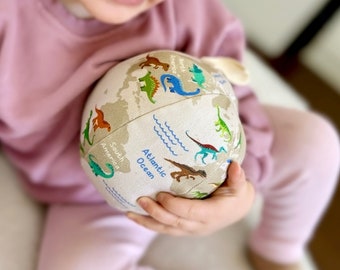 My First Globe, Earth Soft Toy Dinosaurs World Ball