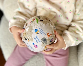 My First Globe, Earth Soft Toy Animals World Ball