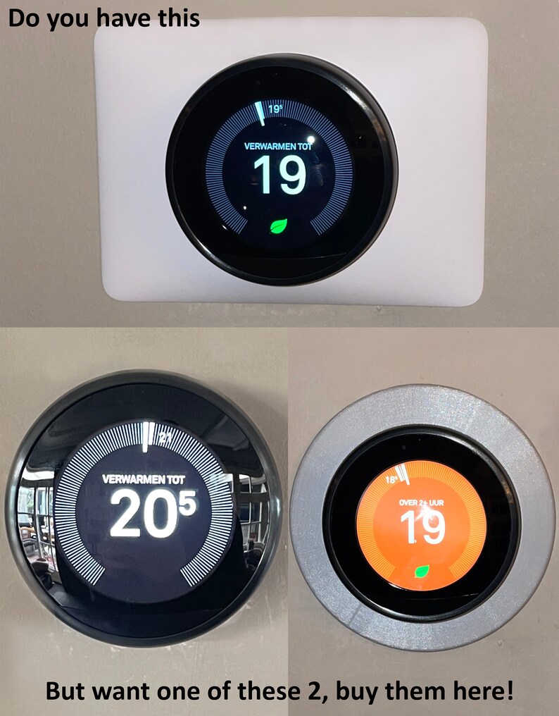 Google Nest Learning Thermostat Backplate for V1/V2/V3 Etsy