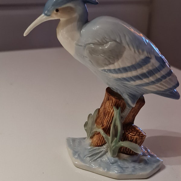 Vintage Blue Heron Figurine