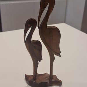 Vintage French heron decoration