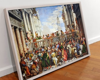 The Wedding at Cana Print: Paolo Veronese Renaissance Wall Art