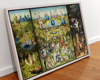 Hieronymus Bosch 'Garden of Earthly Delights' Canvas Print Wall Art
