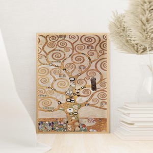The Tree Of Life by Gustav Klimt Canvas Wall Art, The Tree Of Life Poster Print, Reproduction Fine Art Print, Klimt The Tree Of Life Artwork