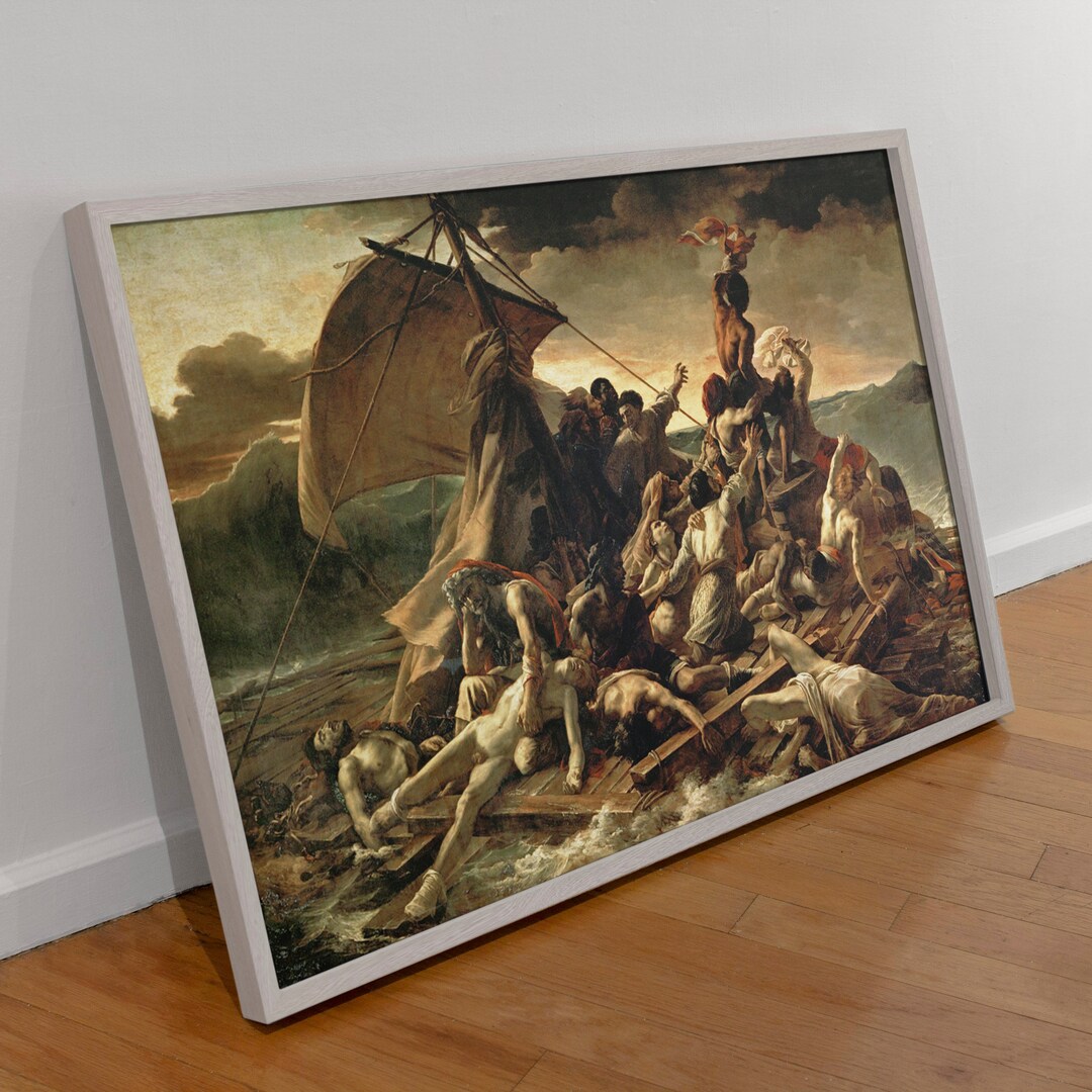 Theodore Gericault's Raft of the Medusa Art Print: French Painting Wall ...