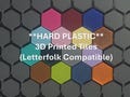 Tile Mat tiles 3D printed - **HARD PLASTIC** - (Letterfolk Compatible) 50 tiles per set