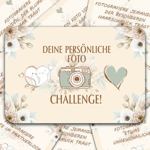 colortouch Hochzeitsspiel mit 70 Aufgaben, Fotoaufgaben für Hochzeitsfotos, Fotospiel für Gäste Hochzeit, Hochzeitsgeschenk