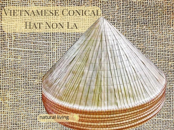 Vietnamese Conical Hat Non La – Bamboo Sun Hat – Asian Rice Hat – Festival Hat – Sustainable Summer Hat
