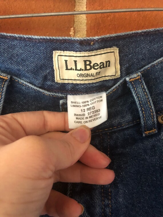 LL Bean Flannel lined jeans - 32” waist - image 8