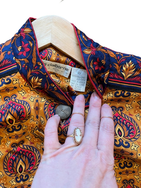 Gorgeous vintage liz claiborne shirt dress - image 8