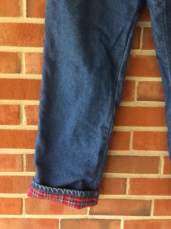LL Bean Flannel lined jeans - 32” waist - image 4